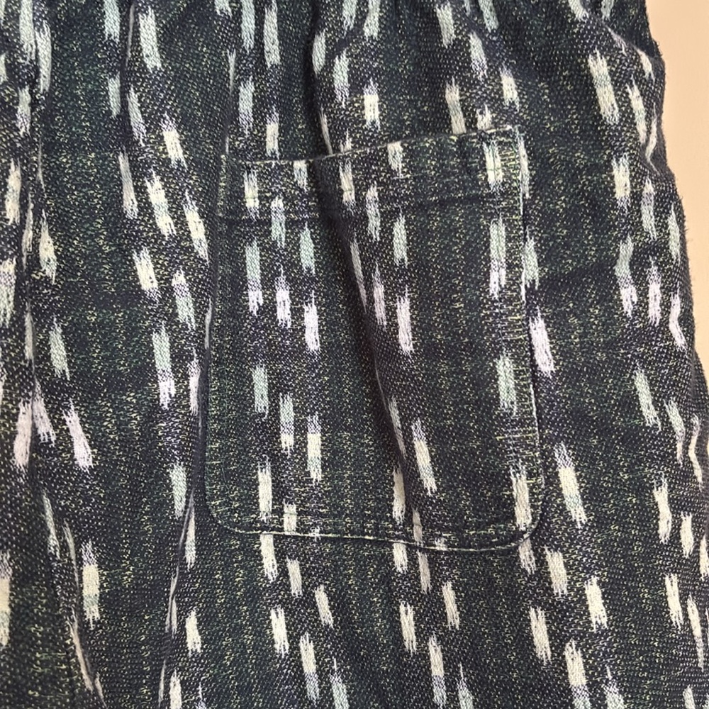 Aerie Jacquard High Waisted Short Green and Gray Drawstring Women’s Shorts XL - Picture 10 of 14